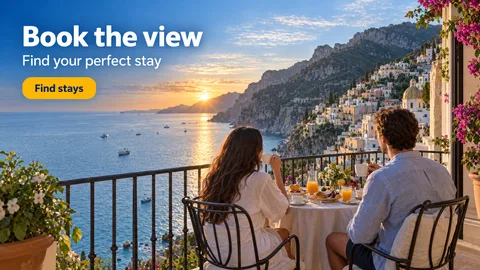 Book the view — find your perfect stay, with Booking.com