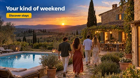 Your kind of weekend — discover stays, with Booking.com