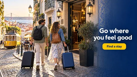 Go where you feel good — find a stay, with Booking.com