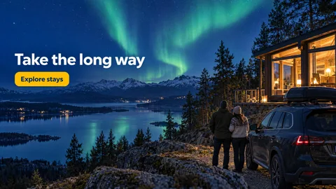 Take the long way — explore stays, with Booking.com