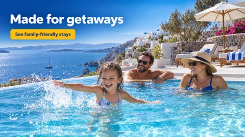 Made for getaways — see family-friendly stays, with Booking.com
