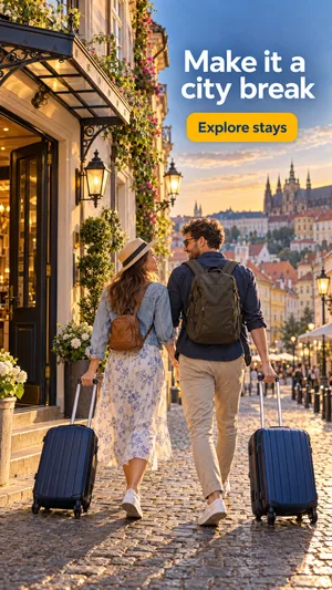 Make it a city break — explore stays, with Booking.com